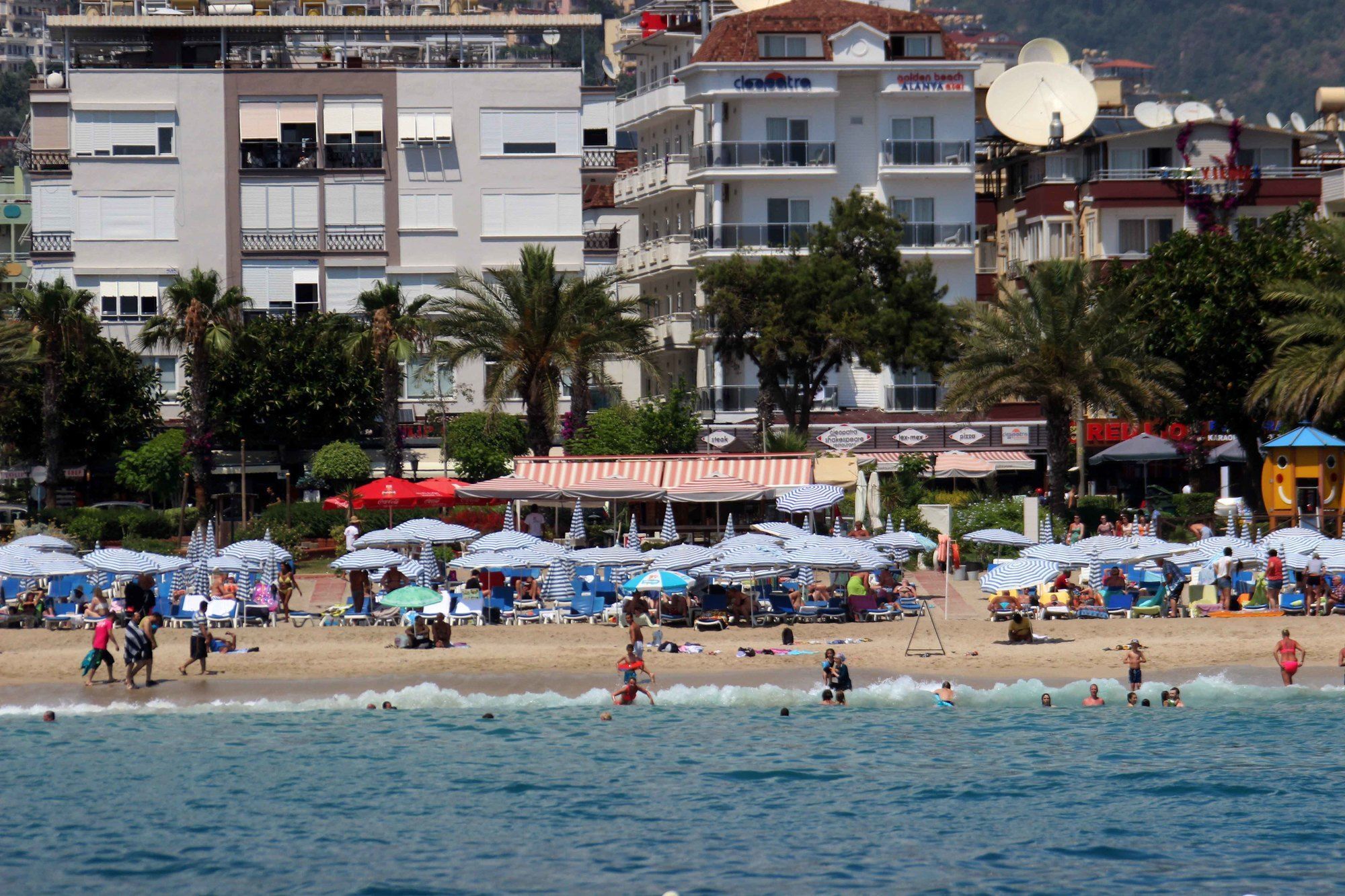Cleopatra Golden Beach Hotel Alanya Kültér fotó
